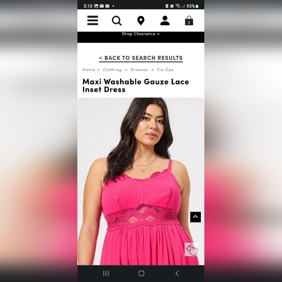 Torrid Pink MAXI DRESS 3X - Picture 2 of 6